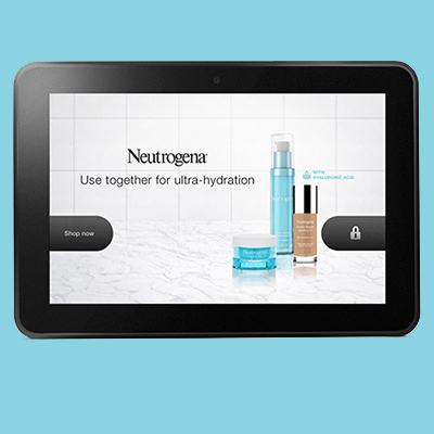 Neutrogena Amazon Kindle Wakescreen